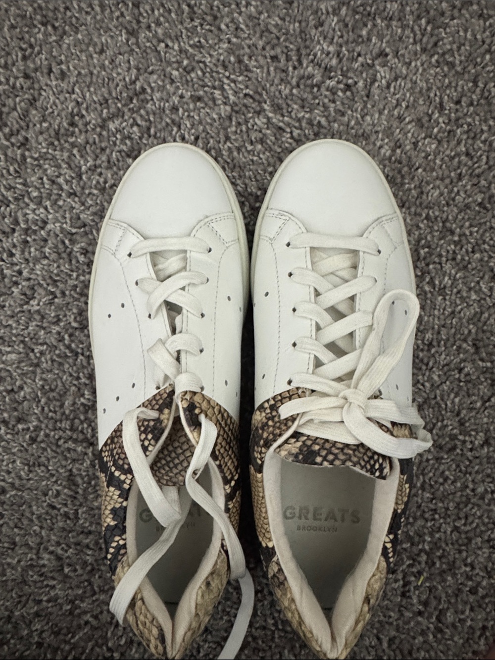 Greats Women Snakeskin Sneakers